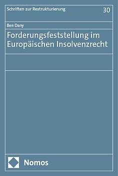 Forderungsfeststellung im Europäischen Insolvenzrecht