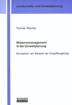 Wissensmanagement in der Umweltplanung