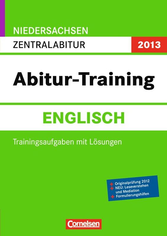 Abitur-Training Englisch - Niedersachsen 2012 / Zentralabitur