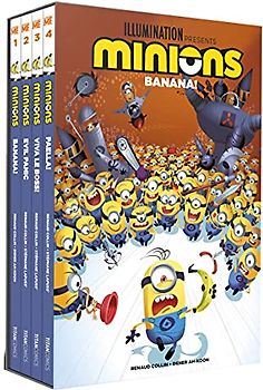 Despicable Me Minions Banana Series Volumes 1 - 4 Graphic Novel Books Collection Box Set