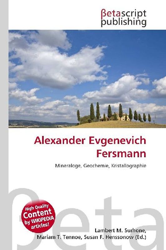 Alexander Evgenevich Fersmann