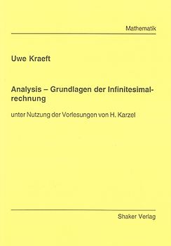 Analysis – Grundlagen der Infinitesimalrechnung