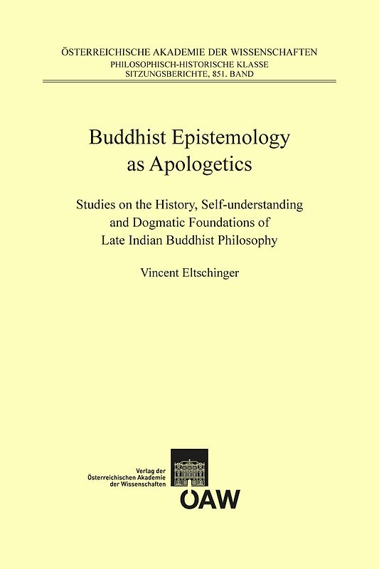 Buddhist Epistemology as Apologetics