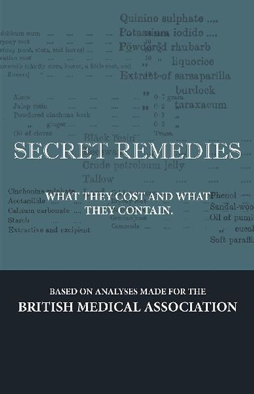 Secret Remedies - What They Cost and What They Contain