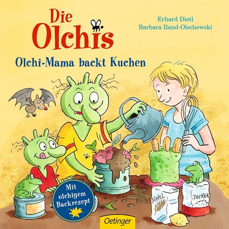 Die Olchis Olchi-Mama backt Kuchen