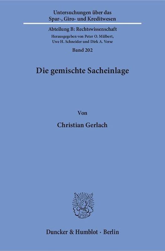 Die gemischte Sacheinlage.