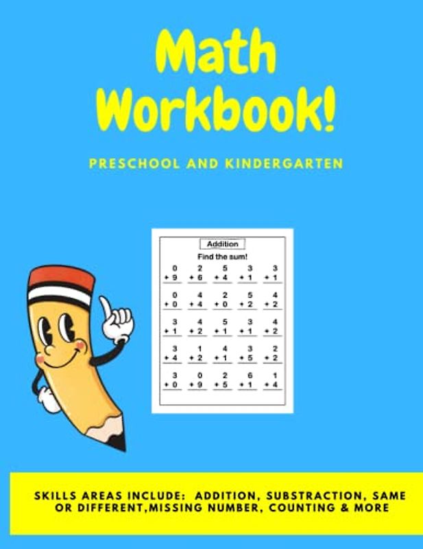 Math Workbook Preschool and Kindergarten