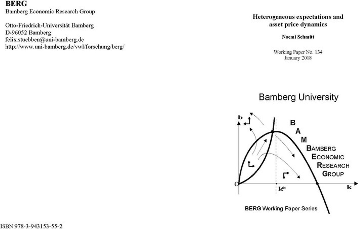 Heterogeneous expectations and asset price dynamics