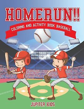 Homerun!! Coloring and Activity Book Baseball