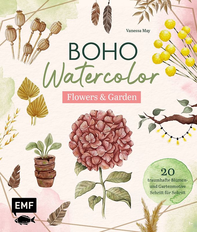 Boho Watercolor – Flowers & Garden