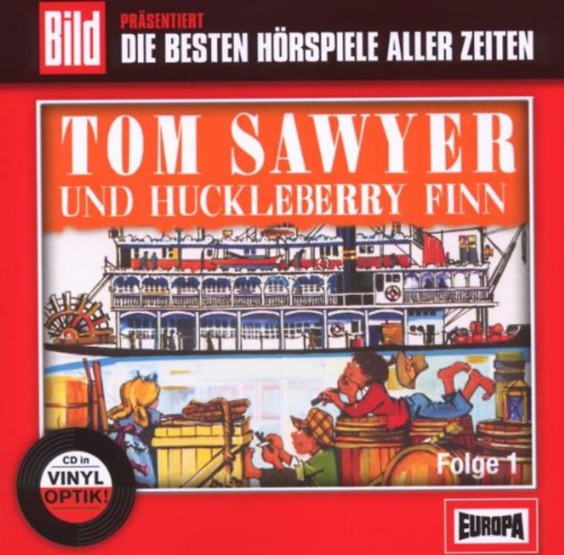 Bild Präsentiert:die Besten Hörspiele Aller Zeiten - 15/Tom Sawyer+Huckleberry Finn 1