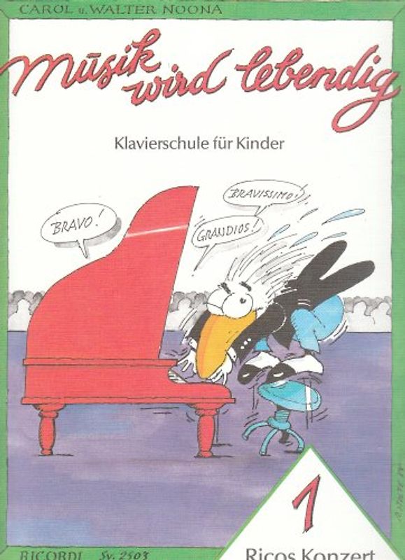 Musik wird lebendig. Klavierschule für Kinder. Ricos Konzert 1