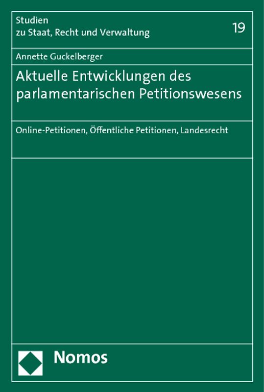 Aktuelle Entwicklungen des parlamentarischen Petitionswesens