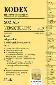 KODEX Sozialversicherung 2024, Band I
