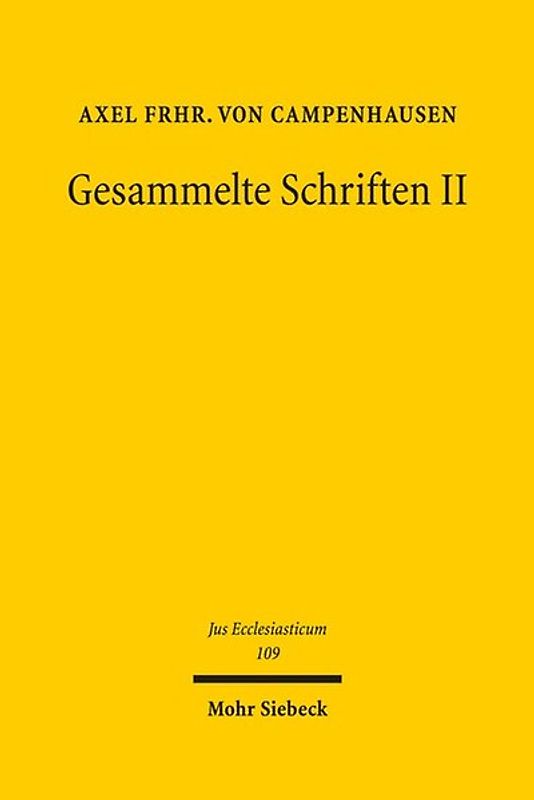 Gesammelte Schriften II