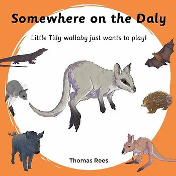 Somewhere on the Daly - Little Tilly wallaby just wants to play!