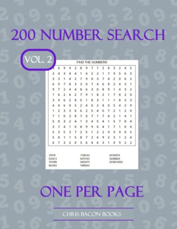 200 NUMBERSEARCH vol.2: 200 Large Print Puzzles To Pass The Hours During The Long Dark Nights