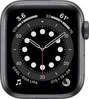 Apple Watch Series 6 44 mm Aluminiumgehäuse space grau [Wi-Fi + Cellular]