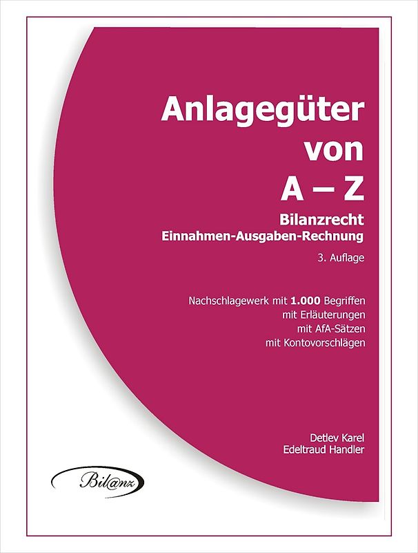 Anlagegüter von A - Z