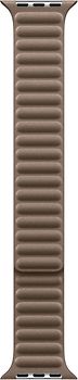 Apple Watch 44/45/46/49 mm Bracelet à maillons magnétique M/L taupe sombre