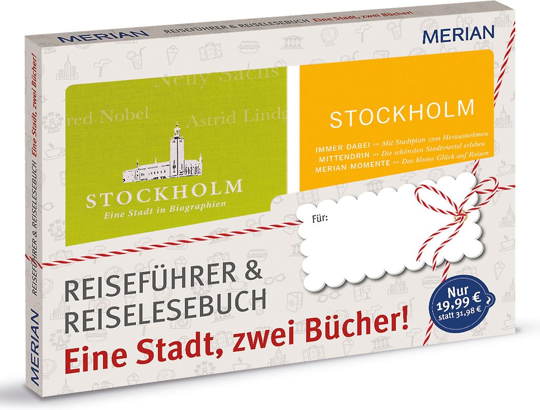 MERIAN momente Reiseführer Stockholm - Eine Stadt, zwei Bücher