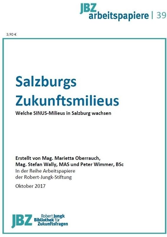 Salzburgs Zukunftsmilieus