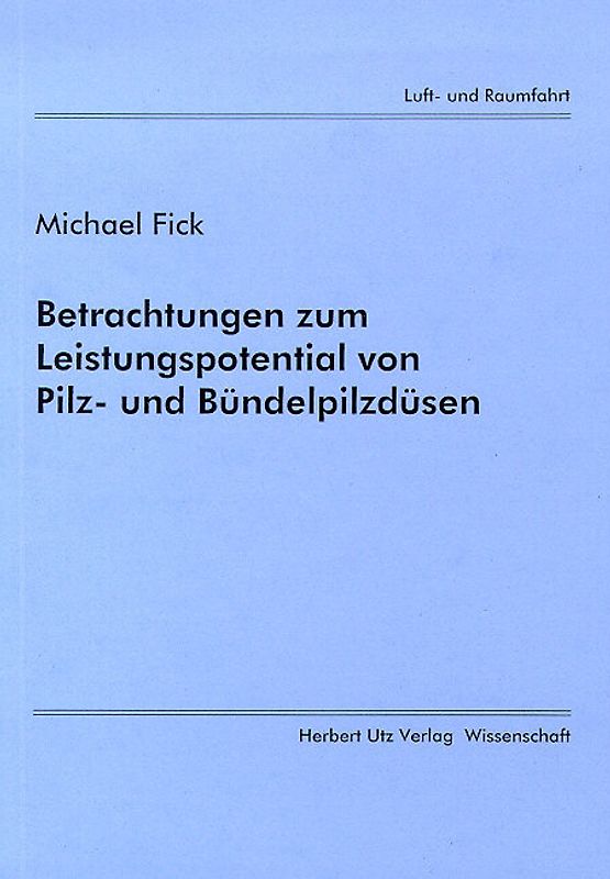Betrachtungen zum Leistungspotential von Pilz- und Bündelpilzdüsen