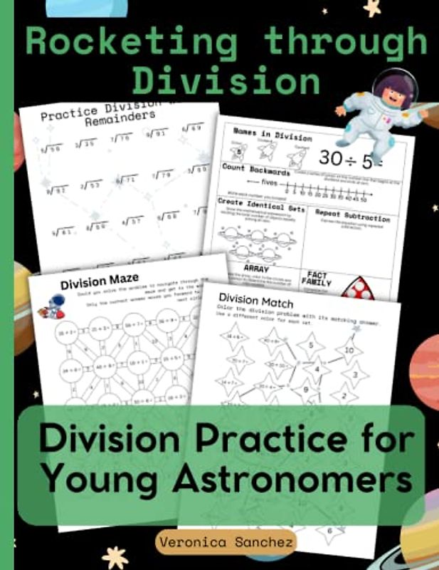 Rocketing Through Division: Division Practice for Young Astronomers