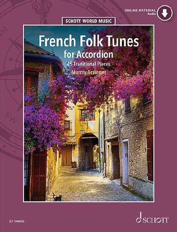 French Folk Tunes for Accordion - 45 Traditional Pieces (Book/Online Media)