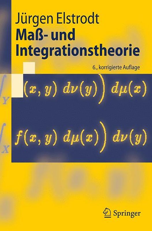Maß- und Integrationstheorie