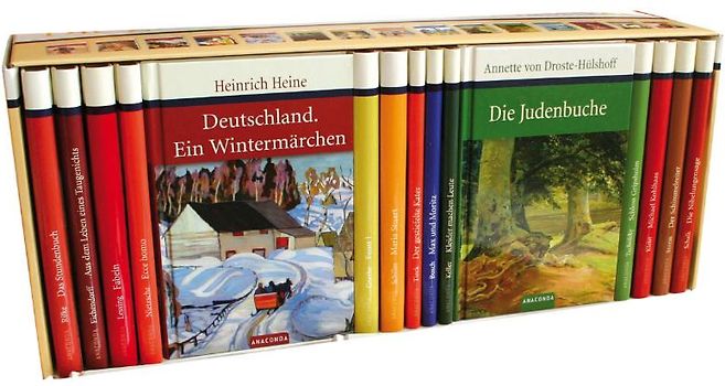 Die großen Deutschen Klassiker. 15 Bände im Schuber