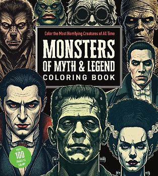 Monsters of Myth and Legend Coloring Book