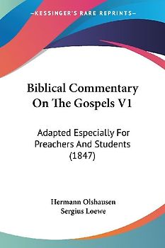 Biblical Commentary On The Gospels V1