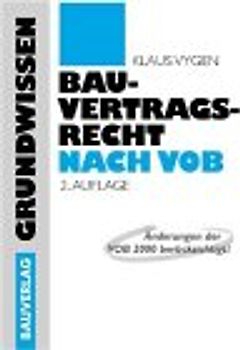 Bauvertragsrecht nach VOB