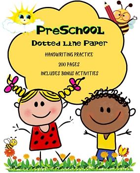 Preschool Dotted Line Paper: Lined Paper for Preschoolers