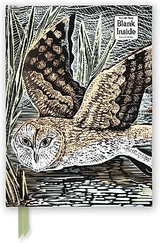 Angela Harding: Marsh Owl (Foiled Blank Journal)