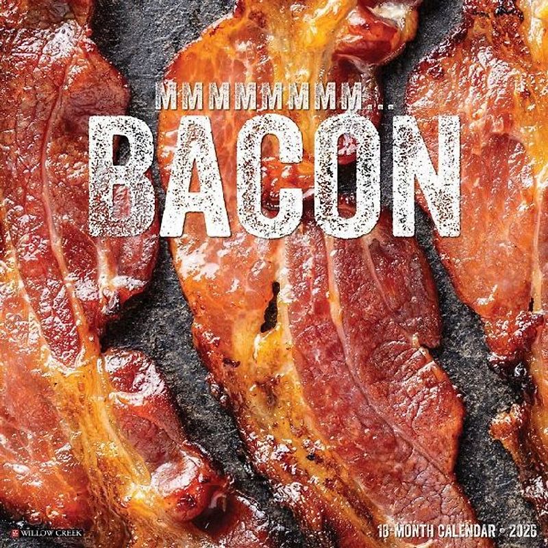 MMMMMMMM... Bacon 2026 12 X 12 Wall Calendar