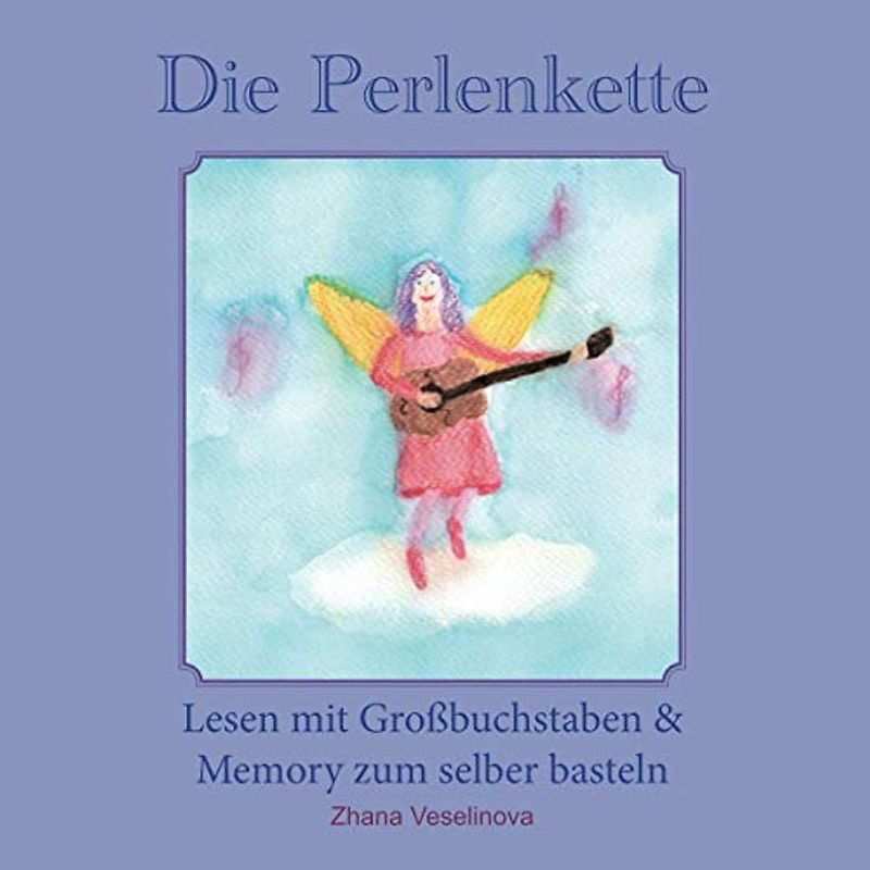 Die Perlenkette: Lesen mit Großbuchstaben & Memory zum selber basteln