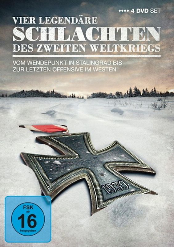 Vier Legendäre Schlachten des Zweiten Weltkrieges [4 DVDs] DVD