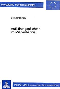 Aufklärungspflichten im Mietverhältnis