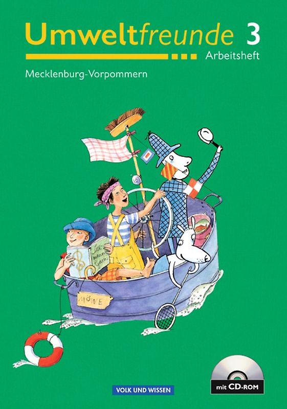 Umweltfreunde - Mecklenburg-Vorpommern - Bisherige Ausgabe / 3. Schuljahr - Arbeitsheft mit CD-ROM