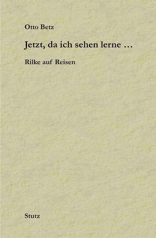 Jetzt, da ich sehen lerne...