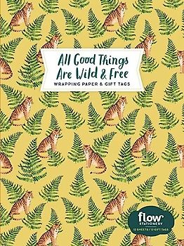 All Good Things Are Wild and Free Wrapping Paper and Gift Tags (Flow)