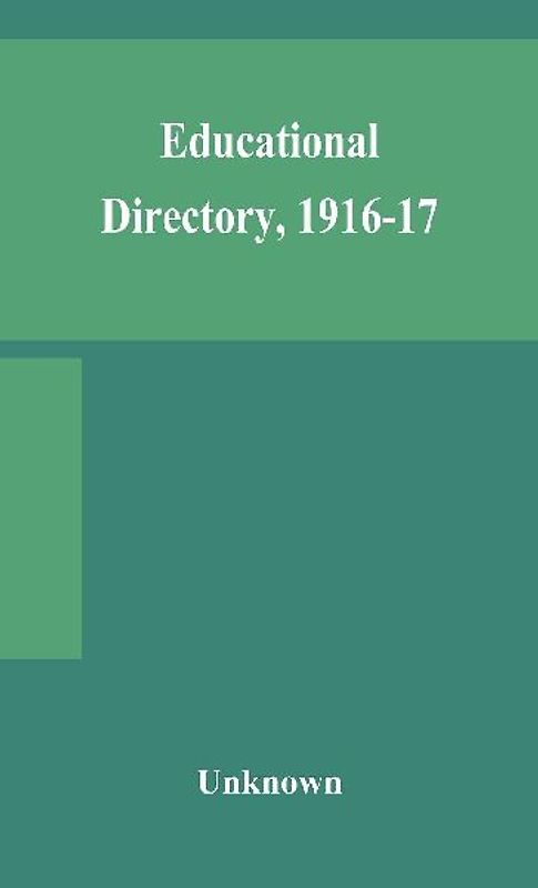 Educational directory, 1916-17
