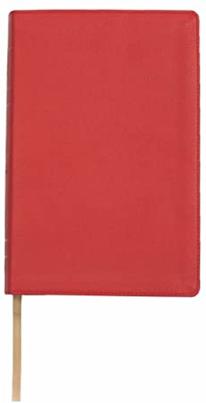 Legacy Standard Bible, Handy Size Paste-Down Red Faux Leather Red Letter Indexed