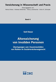 Alterssicherung von invaliden Personen