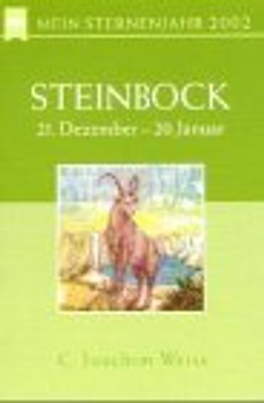 Mein Sternenjahr 2002. Steinbock. 21. Dezember bis 20. Januar