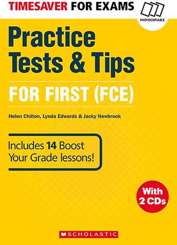 Timesaver 'Practice Tests & Tips', For First (FCE), mit 2 Audio-CDs