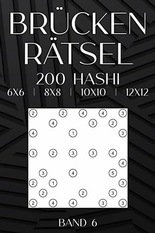 Brückenrätsel Taschenbuch für unterwegs: 200 Brückenrätsel in verschiedenen Rastergrößen