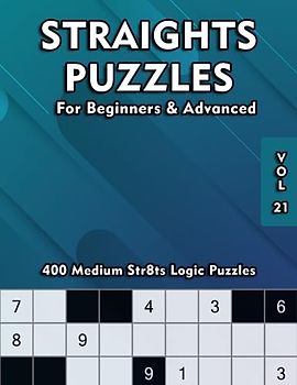 Str8ts Medium: 400 Sudoku Variation Puzzles for Adults & Clever Kids